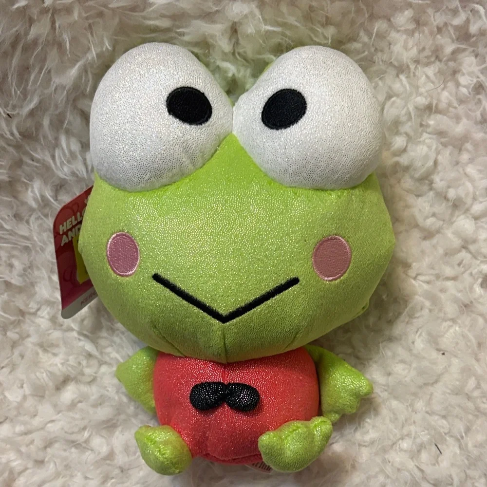 Hello Kitty Keroppi Sparkly Plush NWT